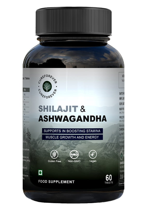 Ashwagandha + Shilajit Tablets