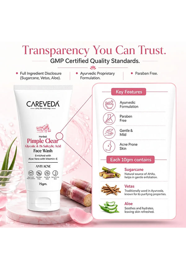 Herbal Pimple Clear Face Wash – thumbnail 5