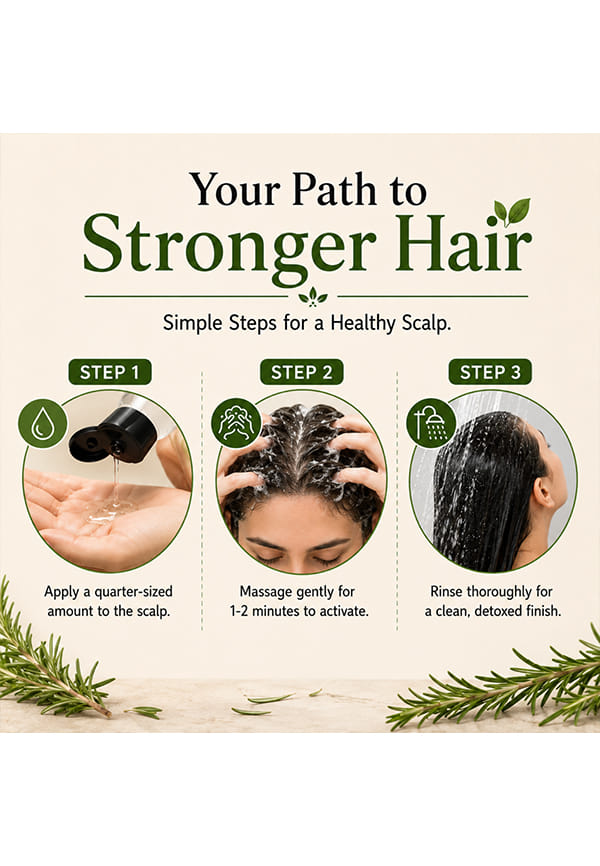 Rosemary Anti Hair Fall Shampoo – thumbnail 4
