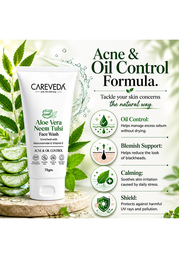 Aloe Vera Neem Tulsi Face Wash – thumbnail 3