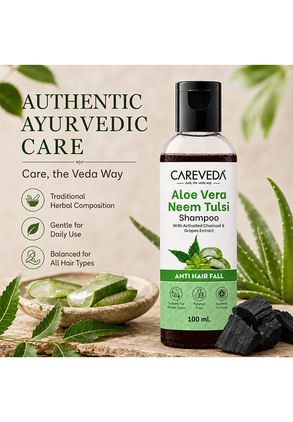Aloe Vera Neem Tulsi Anti Hair Fall Shampoo – thumbnail 2