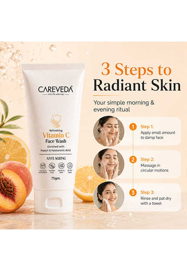 Vitamin C & Peach Face Wash – thumbnail 4
