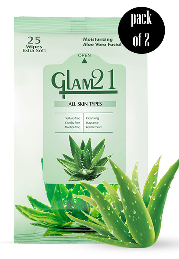 Makeup Remova Facial Wipes | Super-Soft & Moisturizing | With Aloe Vera Extracts