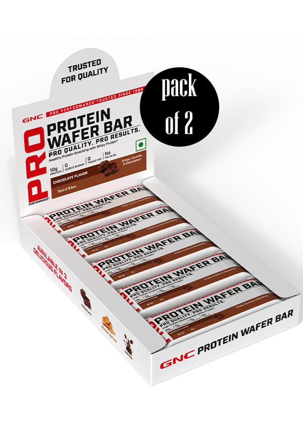 GNC Pro Performance Protein Wafer- 40g | Chocolate I 10g Protein GNC Pro Performance Protein Wafer- 40g | Chocolate I 10g Protein