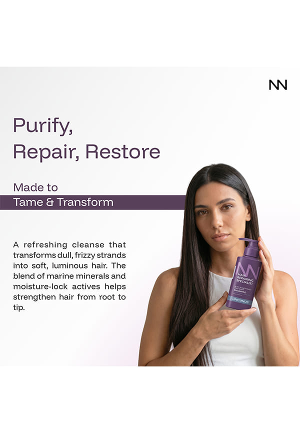 Black Algae Extract Frizz Repair Shampoo – thumbnail 4