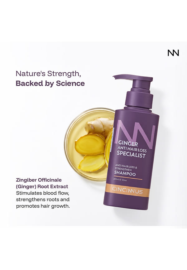Ginger Anti Hair Loss & Strengthening Shampoo – thumbnail 3