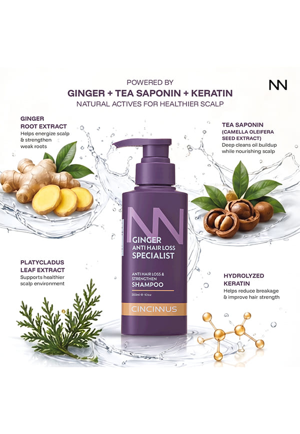 Ginger Anti Hair Loss & Strengthening Shampoo – thumbnail 6