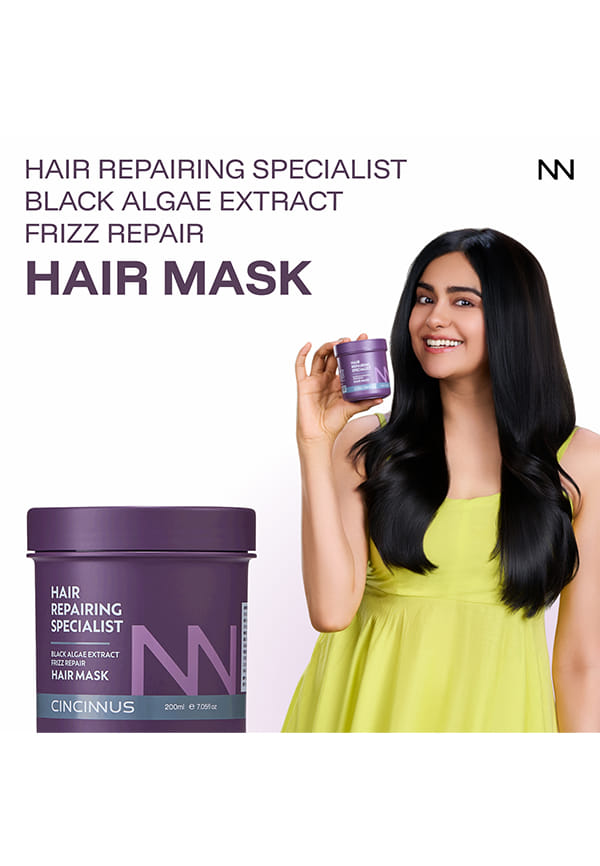 Black Algae Extract Frizz Repair Hair Mask – thumbnail 2