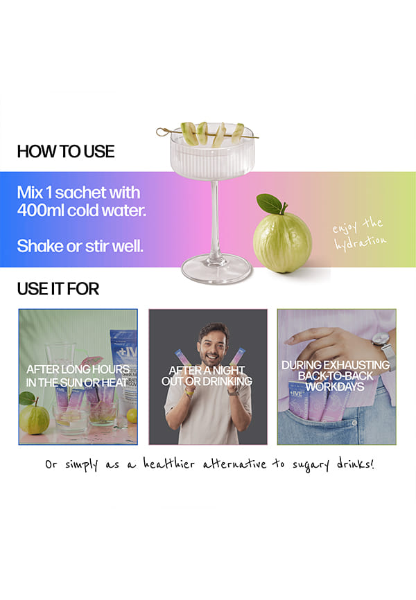 Electrolytes Drink Mix - Guava Flavour – thumbnail 9