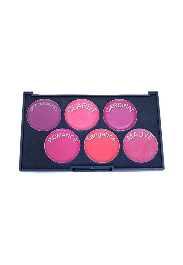 Fashion Pro Lip Palette 6 Shades - Creamy Satin Matte
