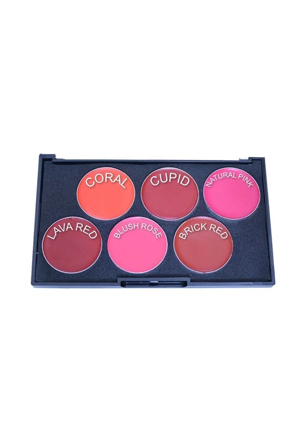 Fashion Pro Lip Palette 6 Shades - Creamy Satin Matte