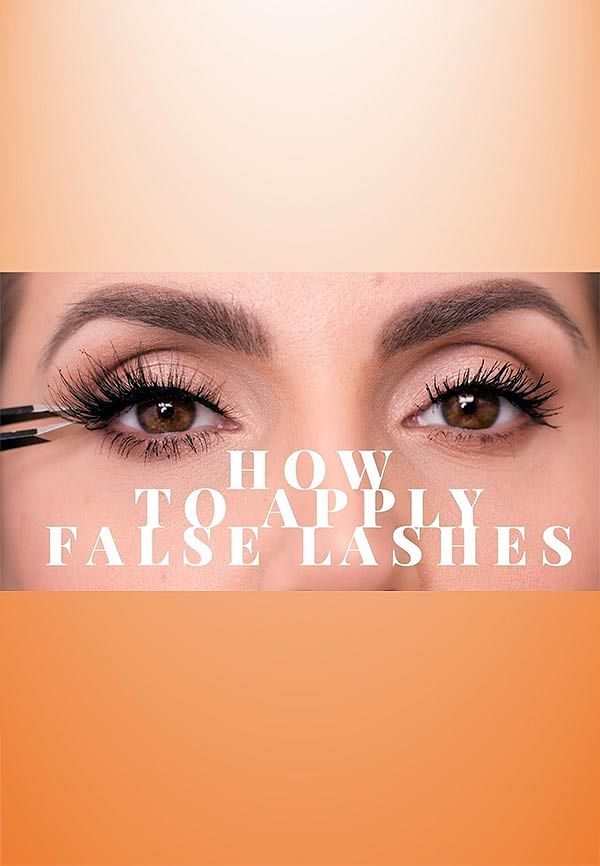 Fake deals false eyelashes