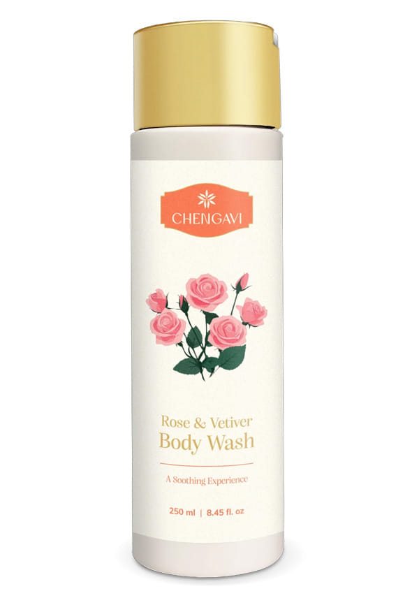 Chengavi Rose & Vetiver Body Wash