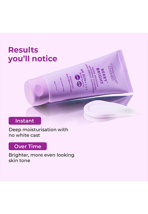 Berry Bright Niacinamide Sunscreen Spf 50 Pa++++ – thumbnail 6