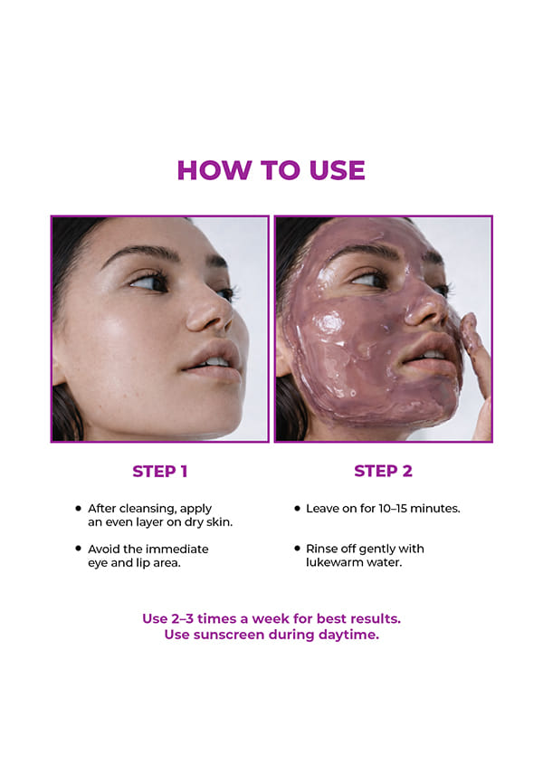 Berry Bright Pore Refining & Brightening Face Mask For Bright & Clear Skin with Niacinamide – thumbnail 7