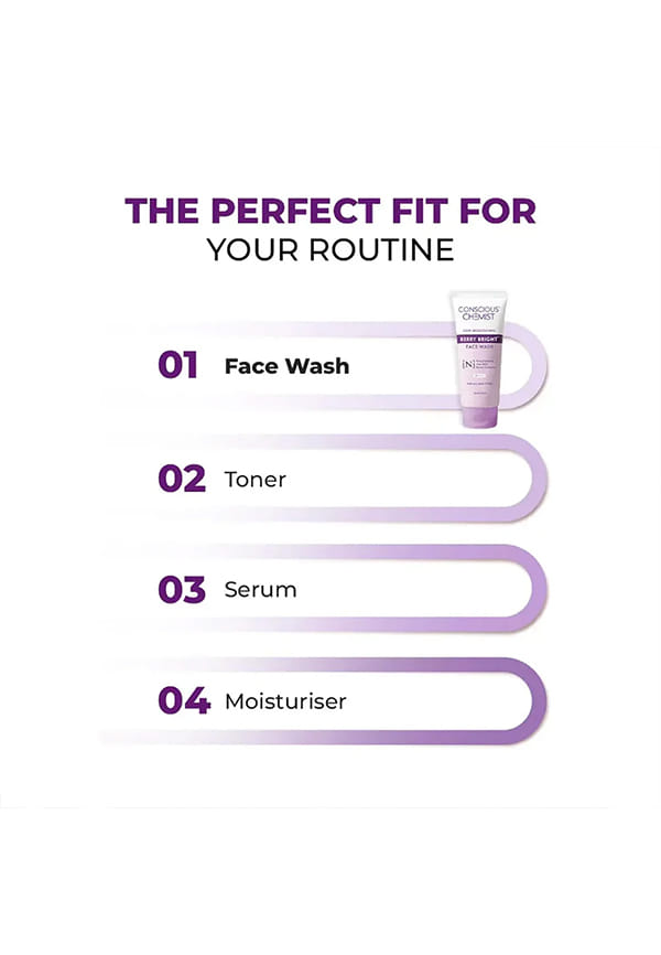 Berry Bright Pore Refining Face Wash with Niacinamide – thumbnail 6