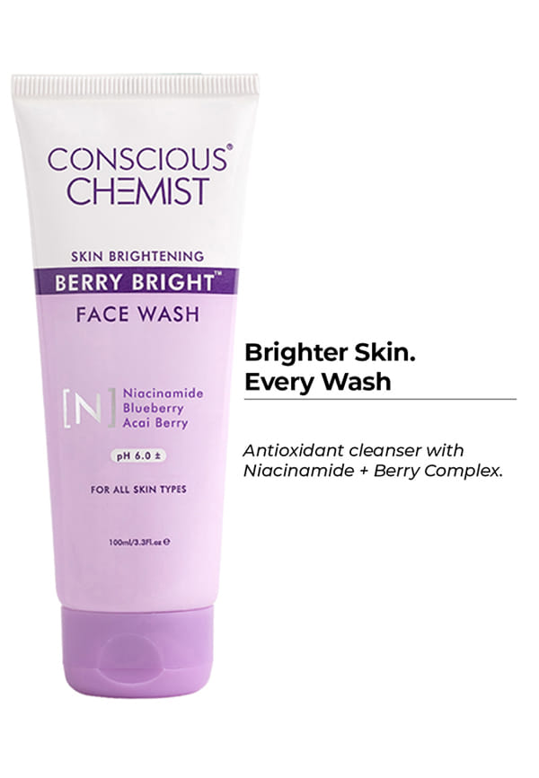 Berry Bright Pore Refining Face Wash with Niacinamide