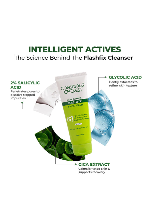 Flashfix Salicylic Acid Cleanser For Oily Acne Prone Skin – thumbnail 3