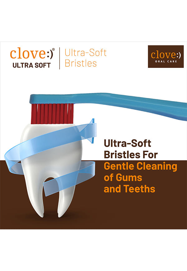 4160 Ultra Soft Bristles Toothbrush for Deep Cleaning - Pack of 5 Assorted Colors – thumbnail 2