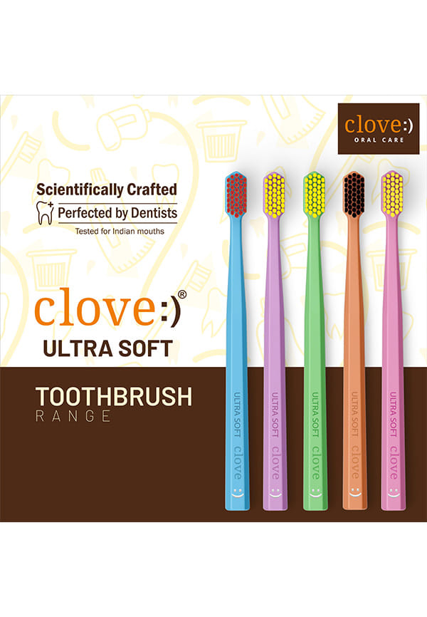 4160 Ultra Soft Bristles Toothbrush for Deep Cleaning - Pack of 5 Assorted Colors – thumbnail 7