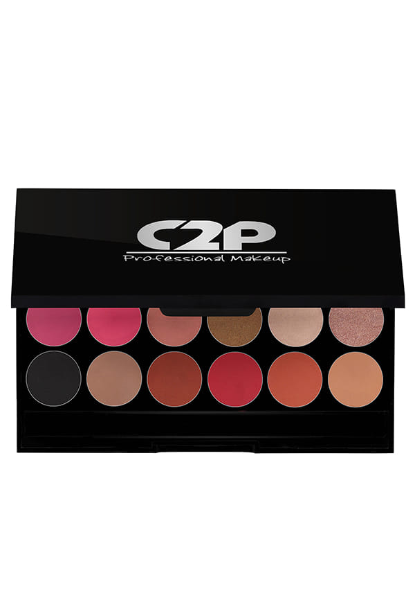 C2P PROFESSIONAL MAKE UP Deep Rose Eyeshadow Palette
