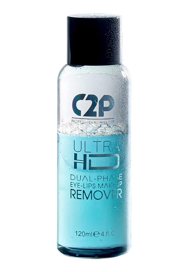 C2P Pro Ultra HD Dual Phase Eye & Lip Makeup Remover, 120 ml