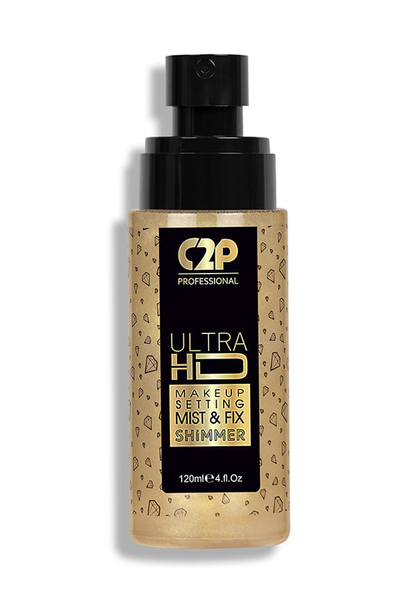 C2P Pro Ultra HD (UHD) Makeup Setting Mist & Fix; Long Lasting Makeup Fixer Spray Keeps your makeup intact for 24 hours (Diamond Dust 01, 120 ml) C2P Pro Ultra HD (UHD) Makeup Setting Mist & Fix; Long Lasting Makeup Fixer Spray Keeps your makeup intact for 24 hours (Diamond Dust 01, 120 ml)
