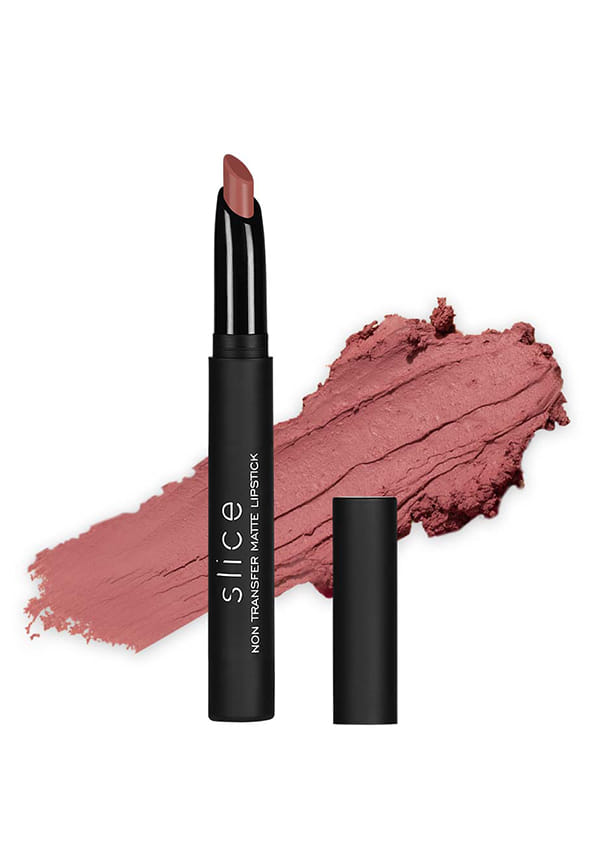 C2P PRO Slice Non Transfer Matte Lipstick - Smudge Proof, Kiss Proof Long Lasting Lip Colour (1.7 gm, ROSE BOUQUET 101)