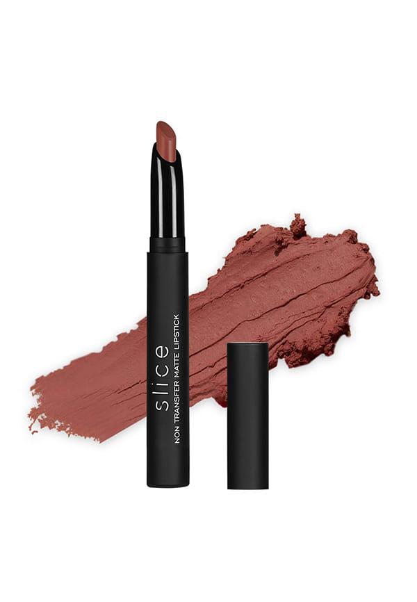 C2P PRO Slice Non Transfer Matte Lipstick - Smudge Proof, Kiss Proof Long Lasting Lip Colour (1.7 gm, ROSE BOUQUET 101)
