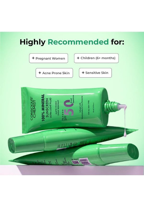 100% Mineral Sunscreen Ultra Light Fluid SPF 50 PA++++ – thumbnail 7