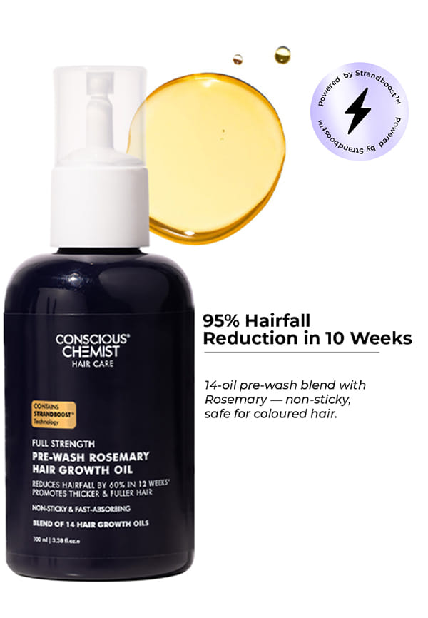 Full Strength Pre Wash Rosemary Hair Growth Oil