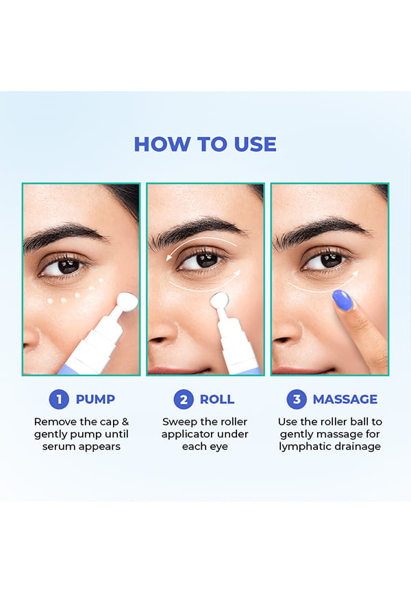 Retinol Peptide Under Eye Cream Serum with Soothing Massage Roller – thumbnail 7