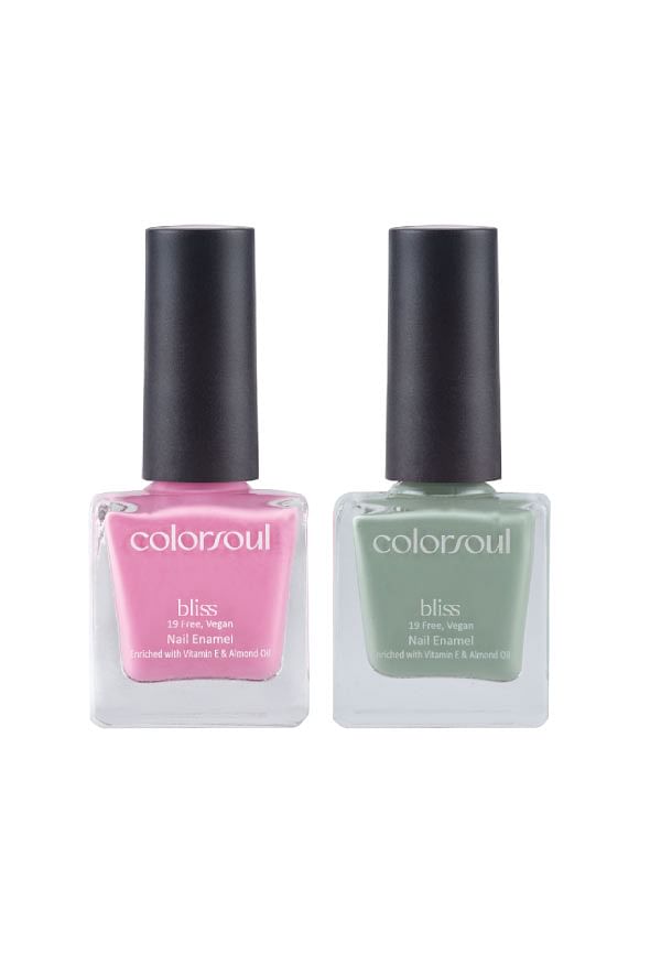Bliss Nail Enamel - Pink Pie , Smog, (B02,B17)