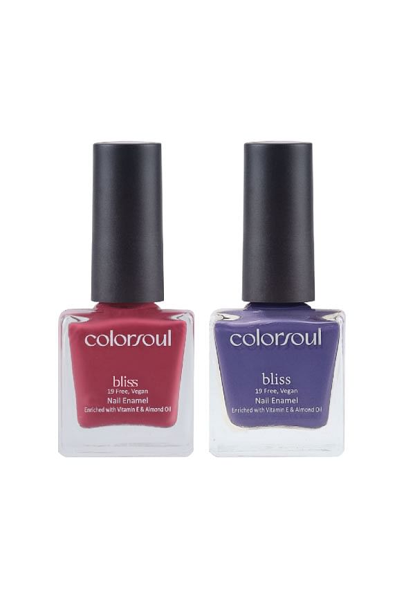 Bliss Nail Enamel - Dreamy Pink ,Tickled Purple, (B03,B08)