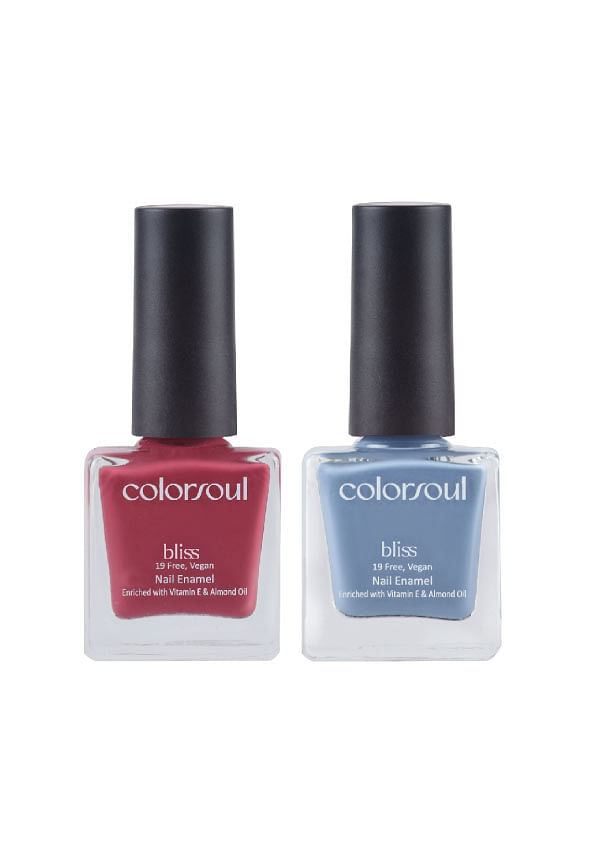 Bliss Nail Enamel - Dreamy Pink , Cool Thunder, (B03,B19)