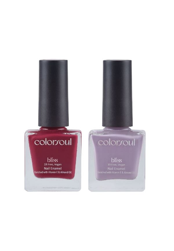 Bliss Nail Enamel - Candy Floss ,Purple Water, (B04,B07)