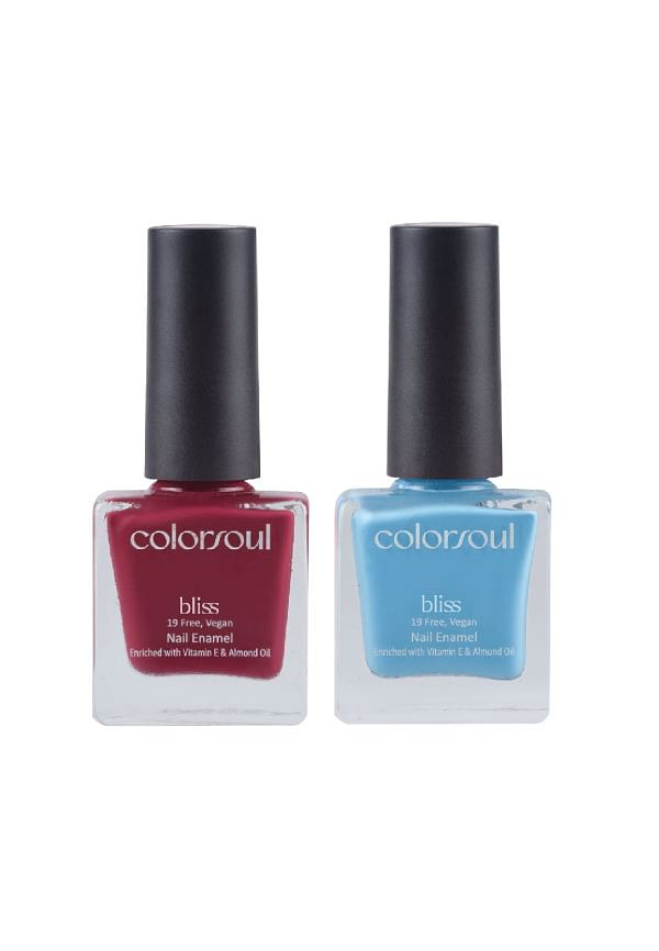 Bliss Nail Enamel - Candy Floss ,Icey Blue, (B04,B20)