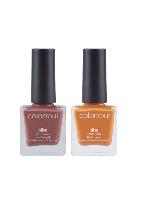 Bliss Nail Enamel - Dusty Mauve ,Lazy Honey, (B06,B14)