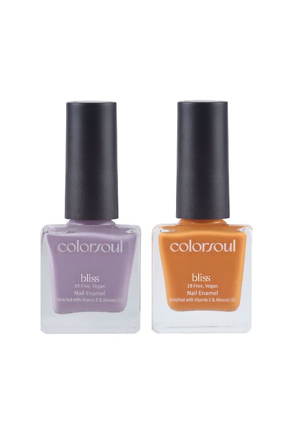 Bliss Nail Enamel - Purple Water , Lazy Honey, (B07,B14)