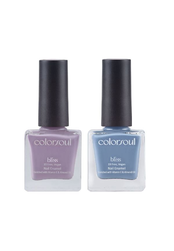 Bliss Nail Enamel - Purple Water , Cool Thunder, (B07,B19)