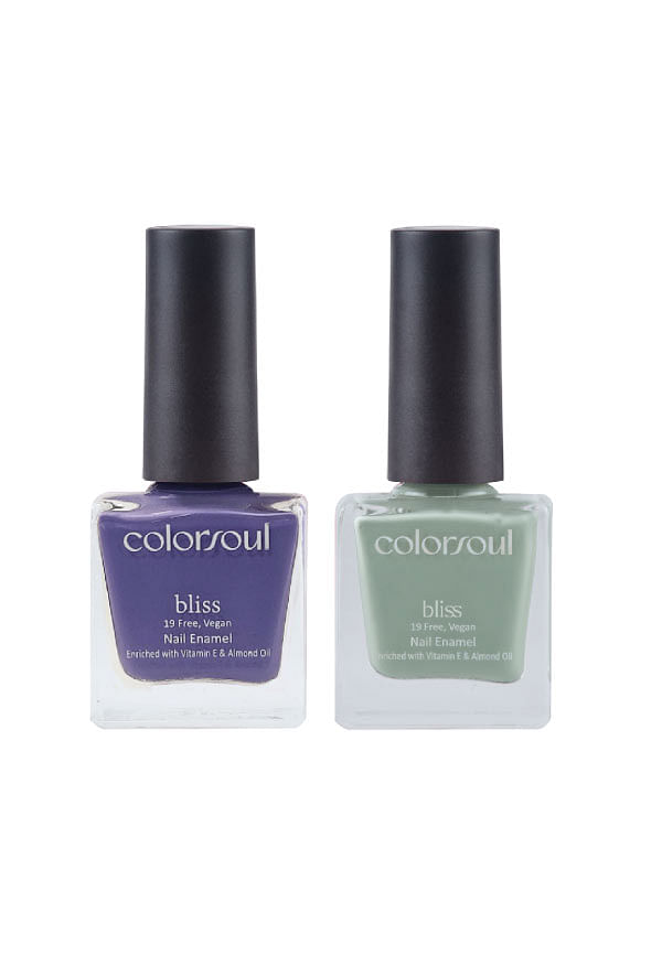 Bliss Nail Enamel - Tickled Purple , Smog, (B08,B17)
