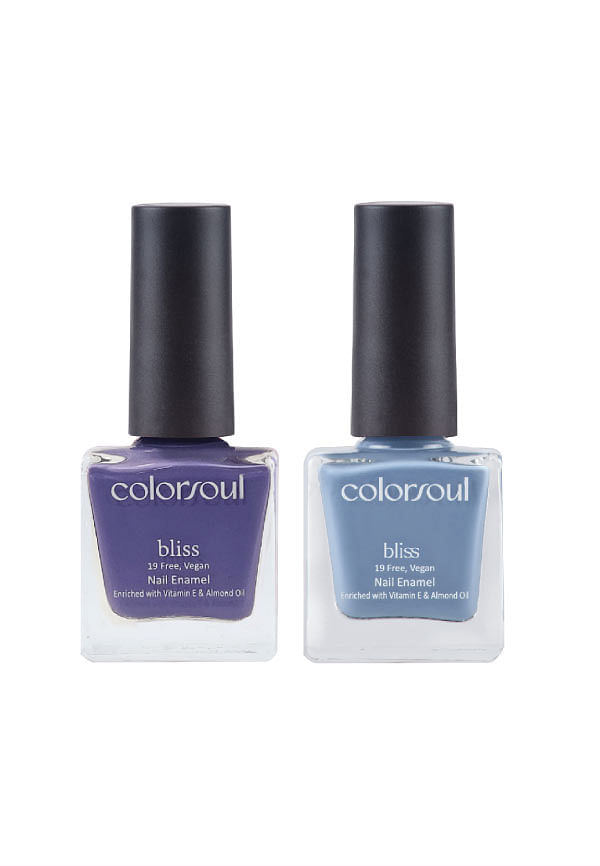 Bliss Nail Enamel - Tickled Purple , Cool Thunder, (B08,B19)