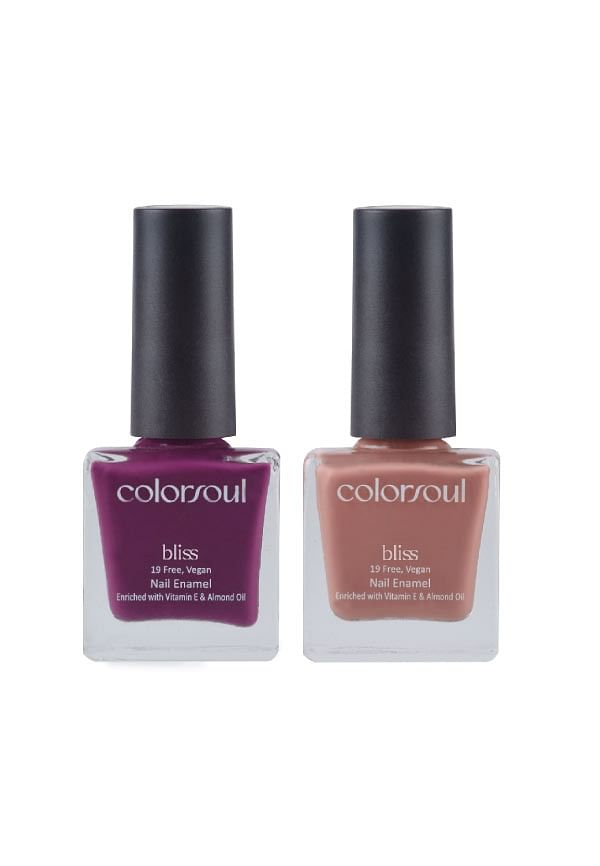 Bliss Nail Enamel - Iris Tint , Velvet Mist, (B10 ,B12)