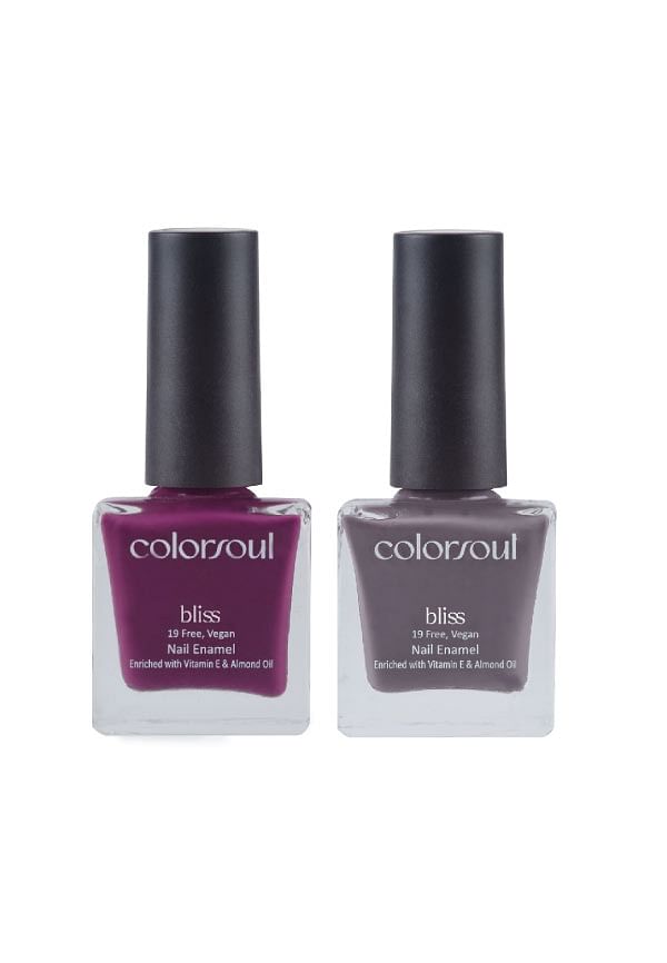 Bliss Nail Enamel - Iris Tint , Grey Crest, (B10 ,B23)