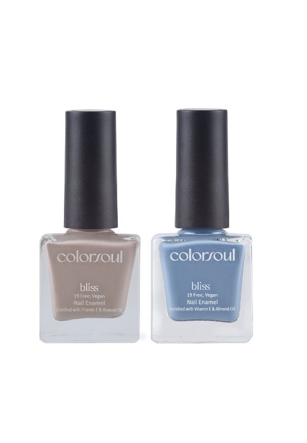 Bliss Nail Enamel - Summer Trail , Cool Thunder, (B11,B19)