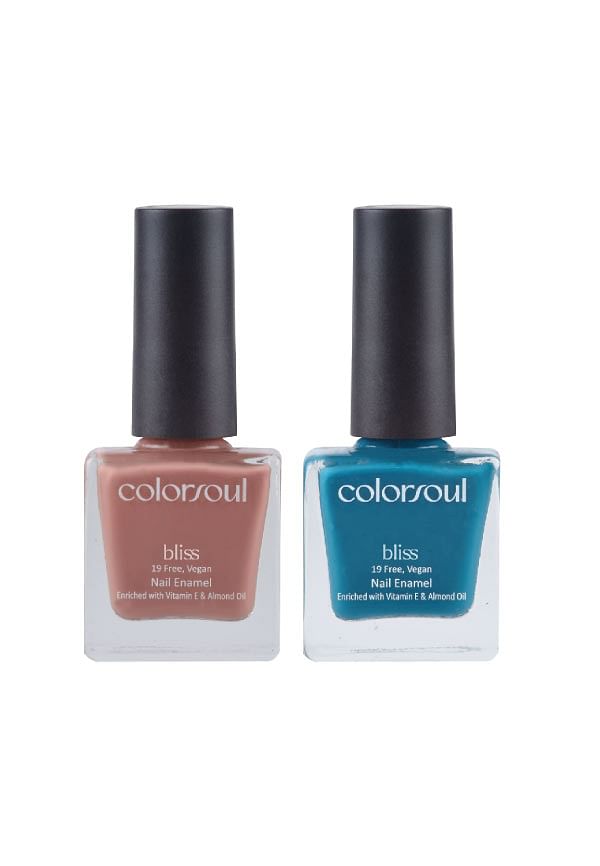 Bliss Nail Enamel - Velvet Mist , Teal Delight, (B12 ,B21)