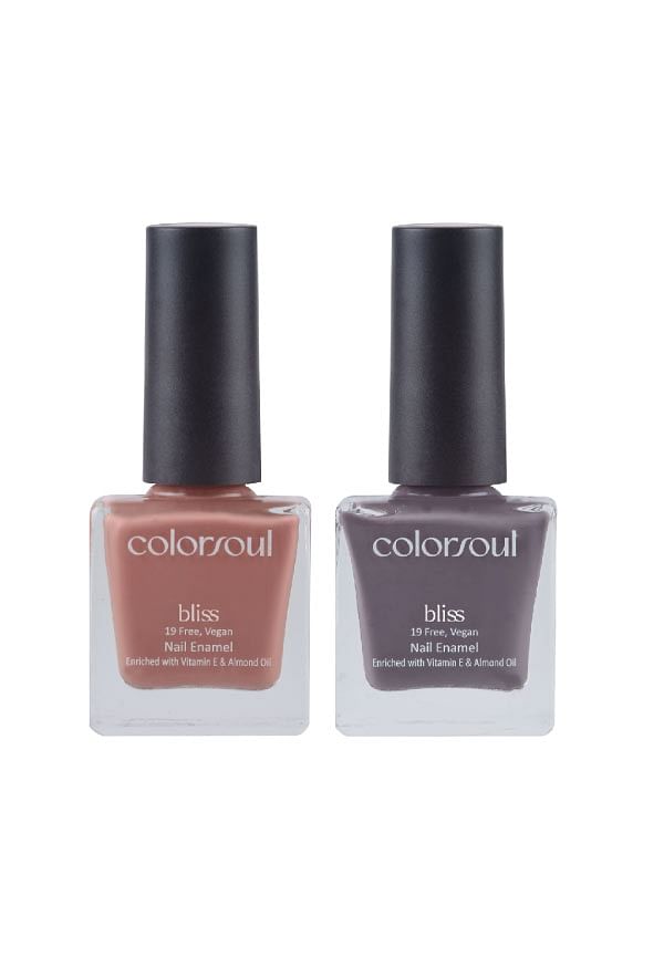Bliss Nail Enamel - Velvet Mist , Grey Crest, (B12 ,B23)