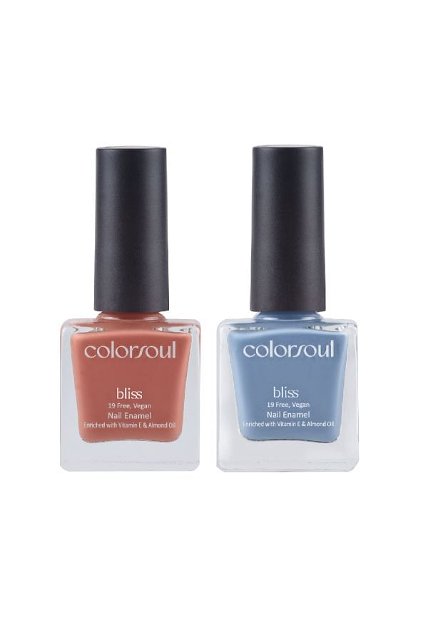 Bliss Nail Enamel - Rich Souffle , Cool Thunder, (B13 ,B19)
