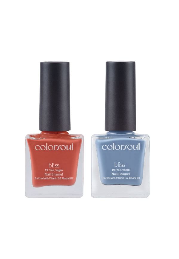 Bliss Nail Enamel - Peach Crush , Cool Thunder, (B15,B19)