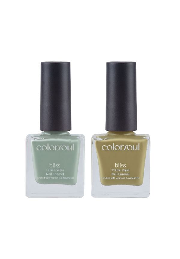 Bliss Nail Enamel - Smog , Pale Gold, (B17, B18)